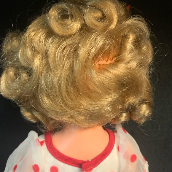 Ideal Shirley Temple Vinyl/plastic Doll Stand Up And Cheer Outfit  1972 16" - Picture 4 of 8